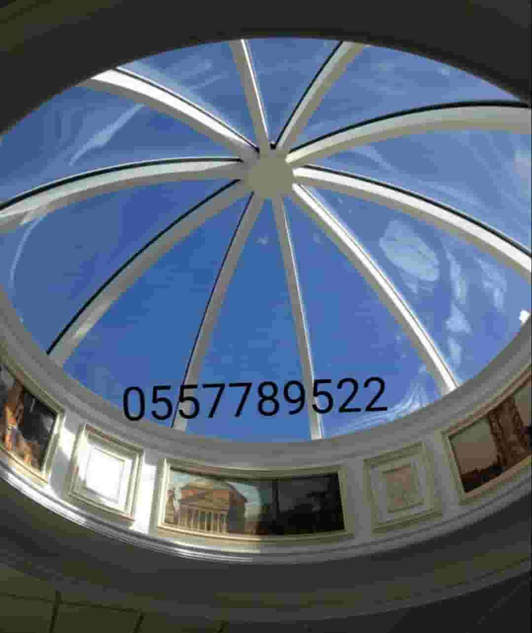 Skylight domes glass rooms