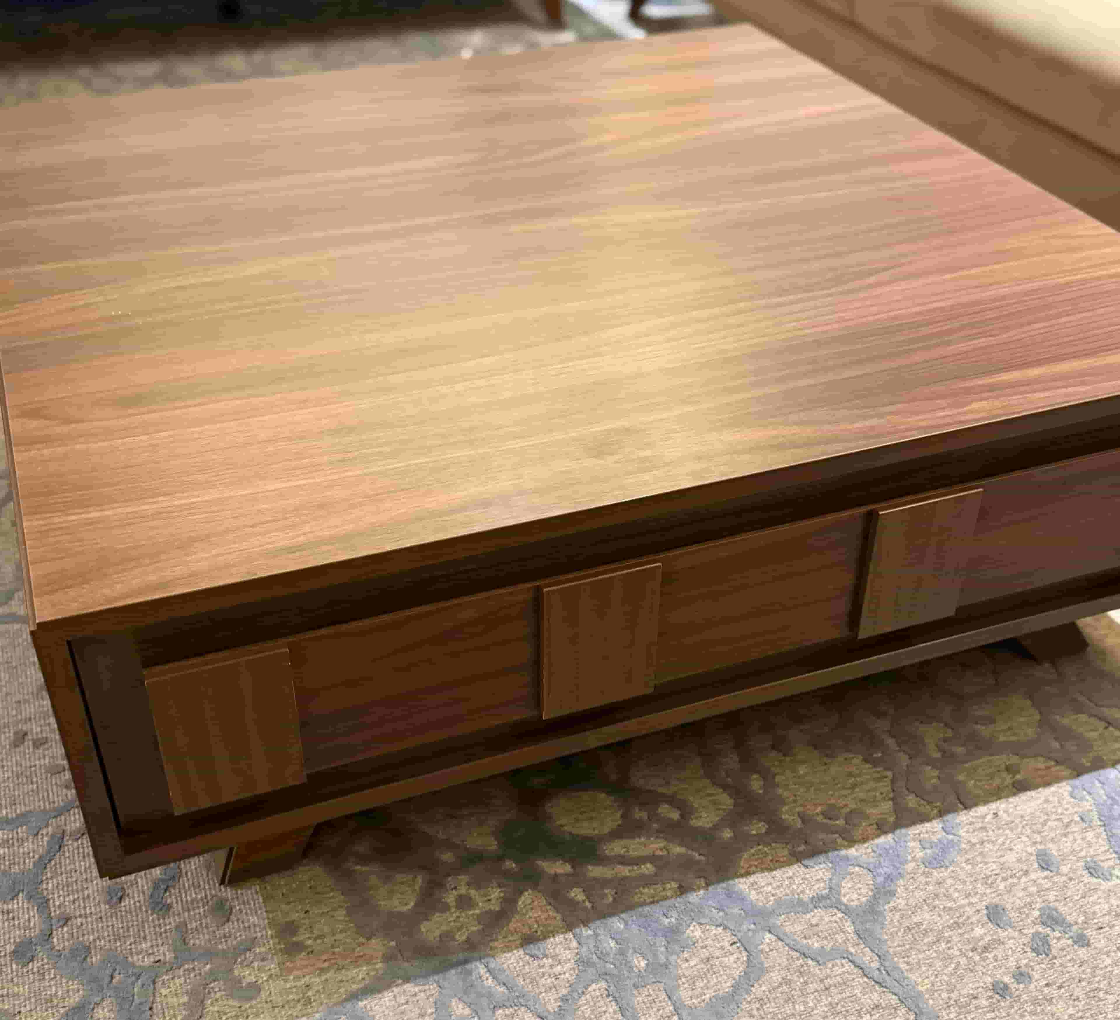 large wooden middle table