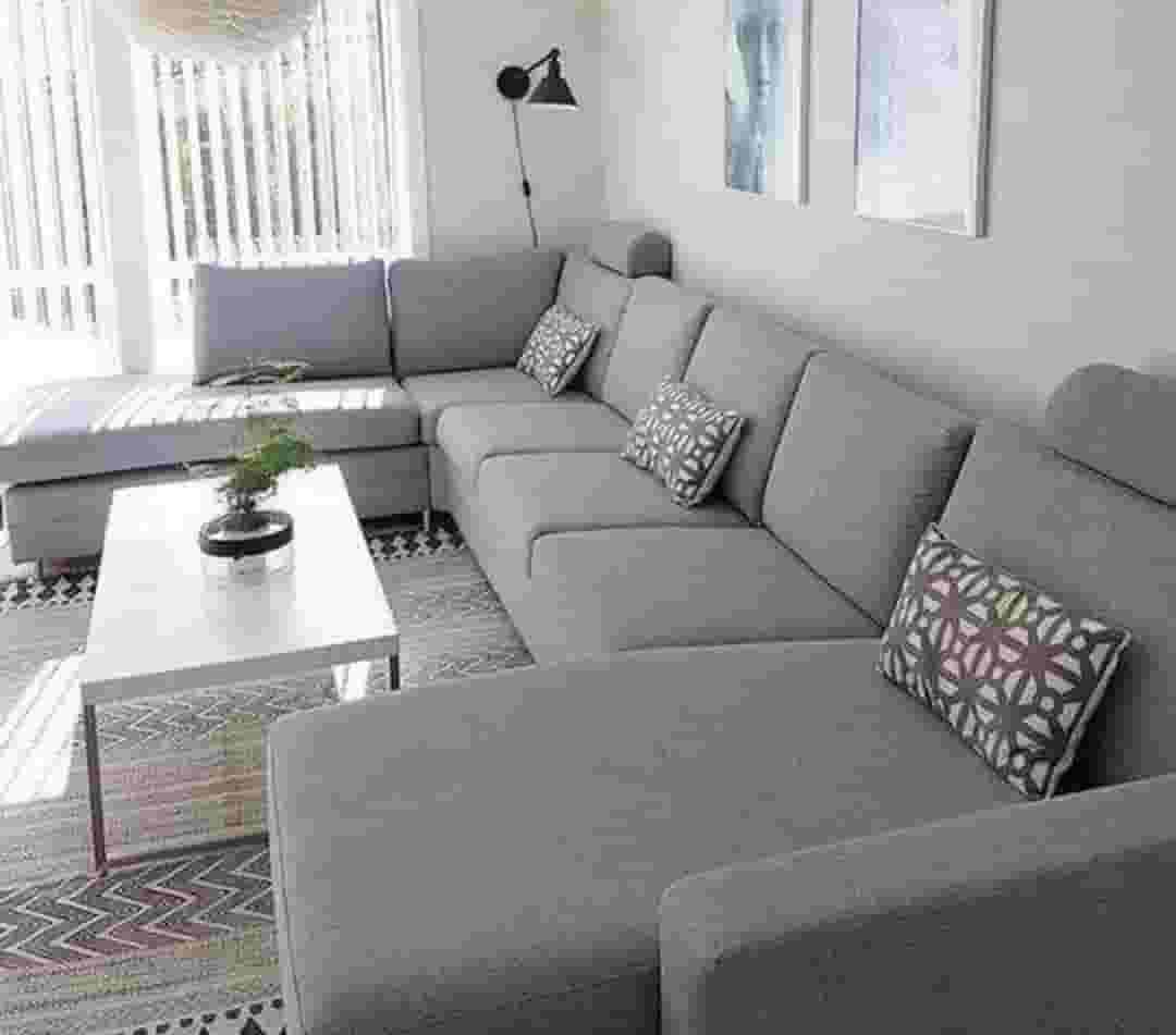 A beautiful and modern sofa