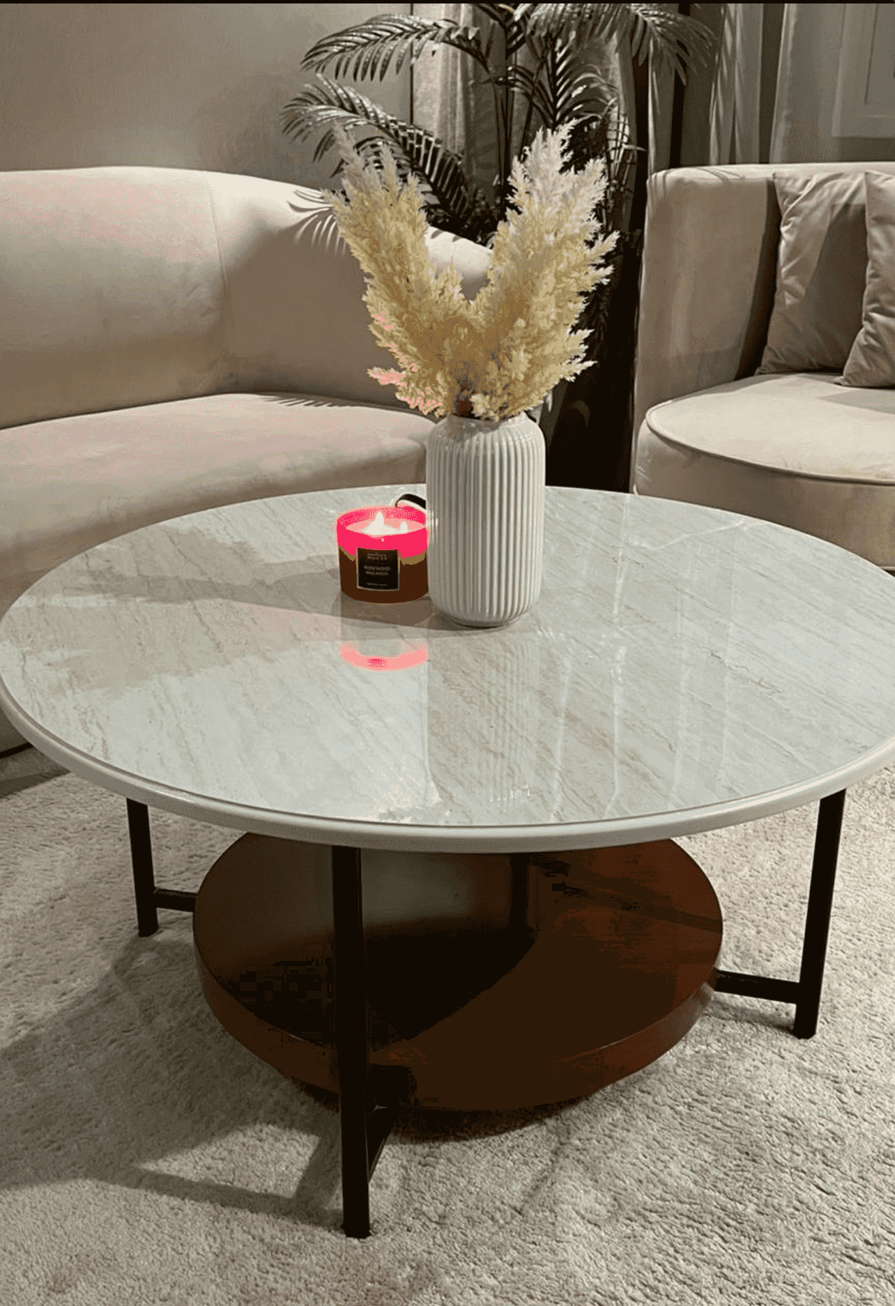 A semi-new table that is an alternative to marble 