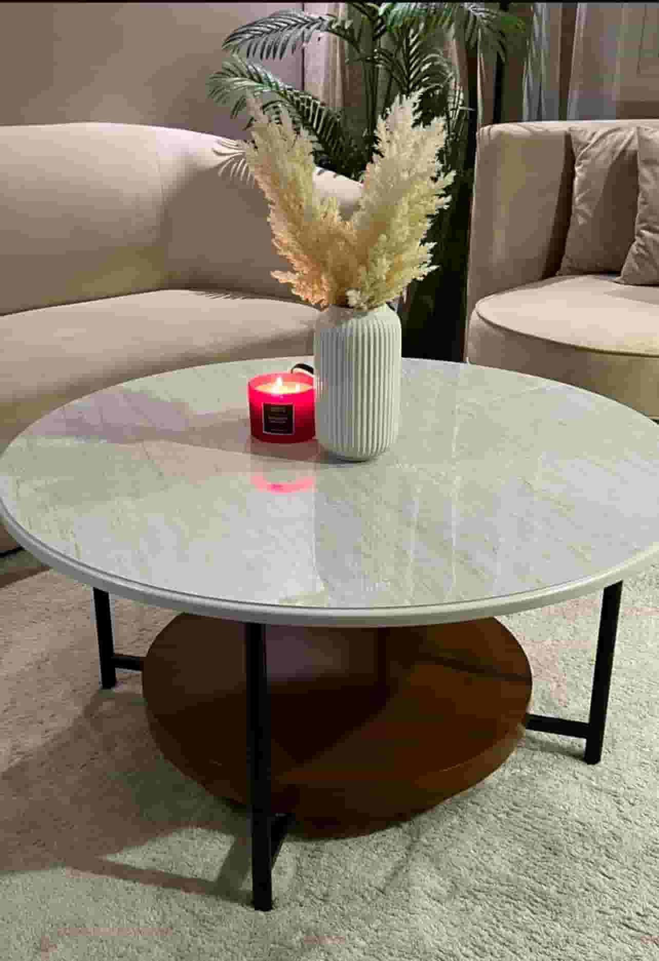 A semi-new table that is an alternative to marble