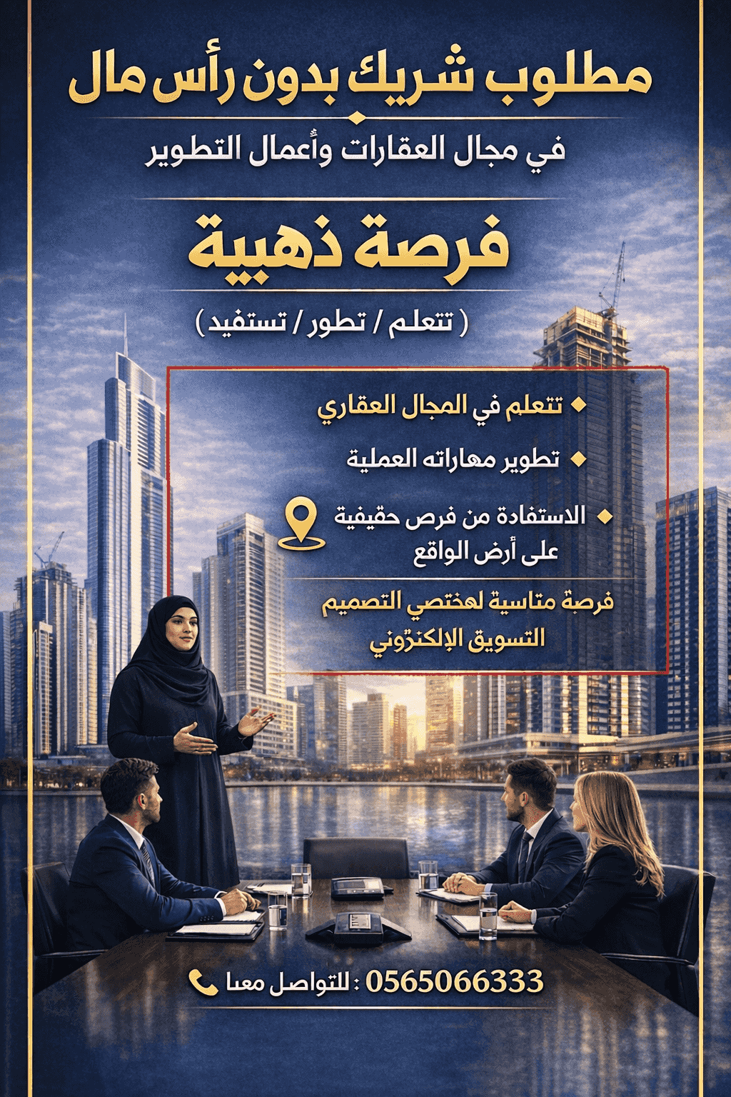 For those looking for an opportunity and without capital