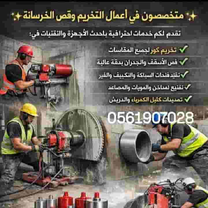  Specialized in punching and cutting concrete