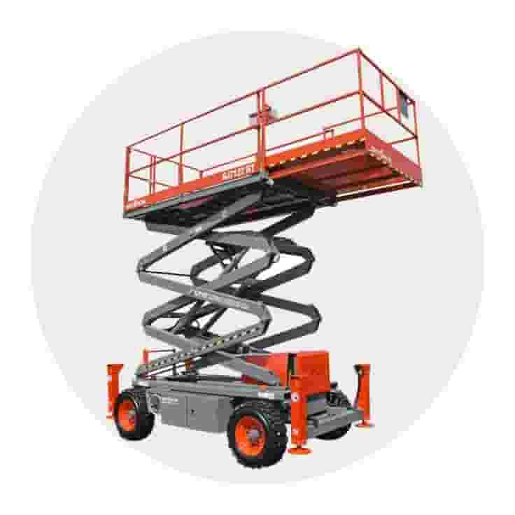Modern Caesar Lift and Man Lift at competitive prices (Dammam, Jubail, Neom, Riyadh). Electric, diesel, for confined spaces, 12 meters high, etc.).
