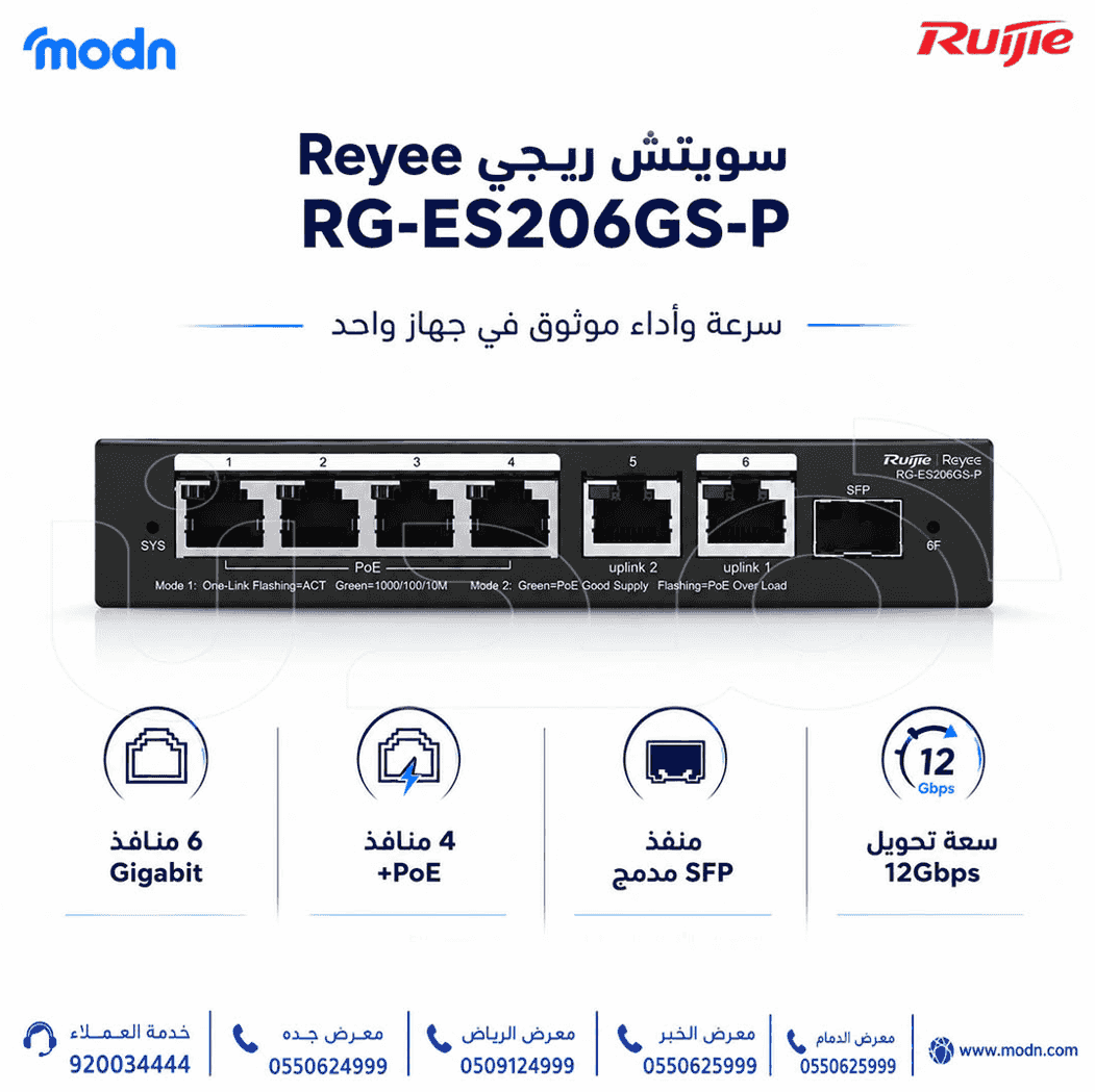 سويتش ريجي رييس RG-ES206GS-P