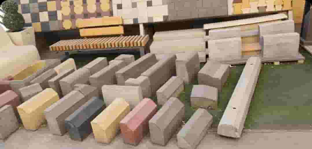 Simple building materials Interlock Tomato‏رمل Cement Block