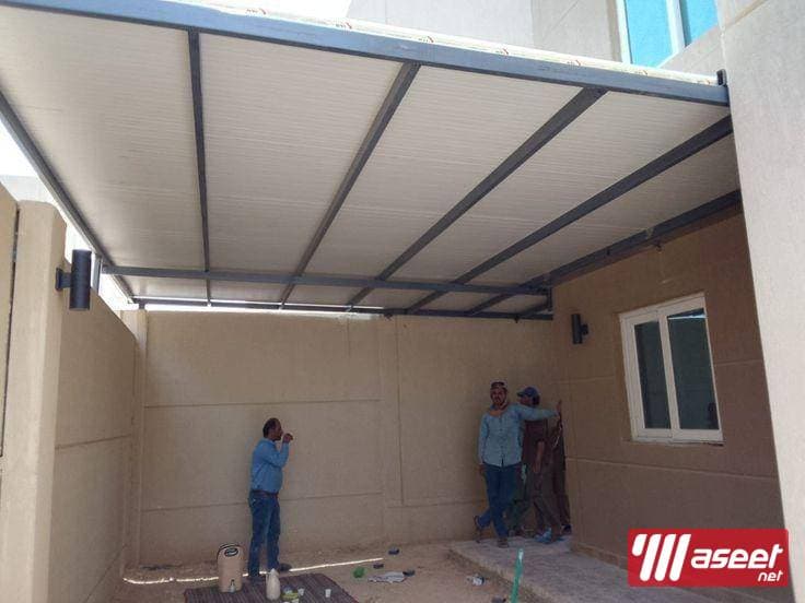 حداد صيانة ابواب مظلات مستوعادت بنل جميع اعمال الحداده 6