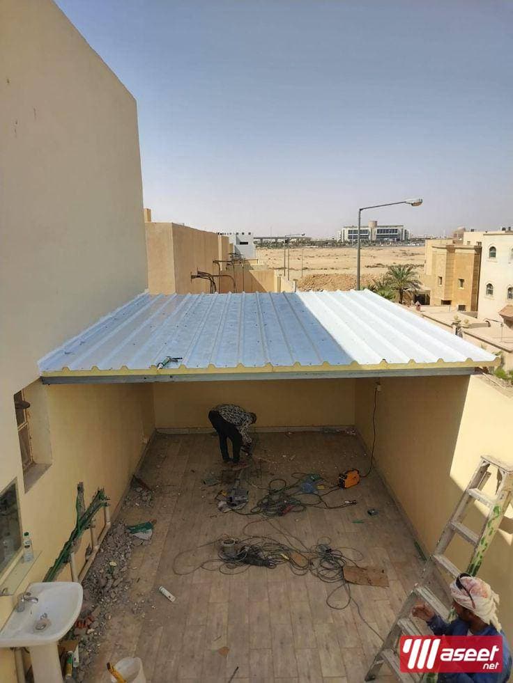 حداد صيانة ابواب مظلات مستوعادت بنل جميع اعمال الحداده 7
