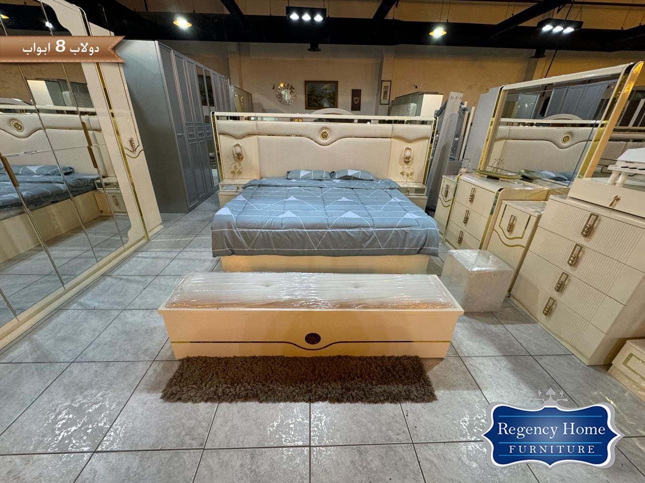 A modern and distinctive bedroom 0