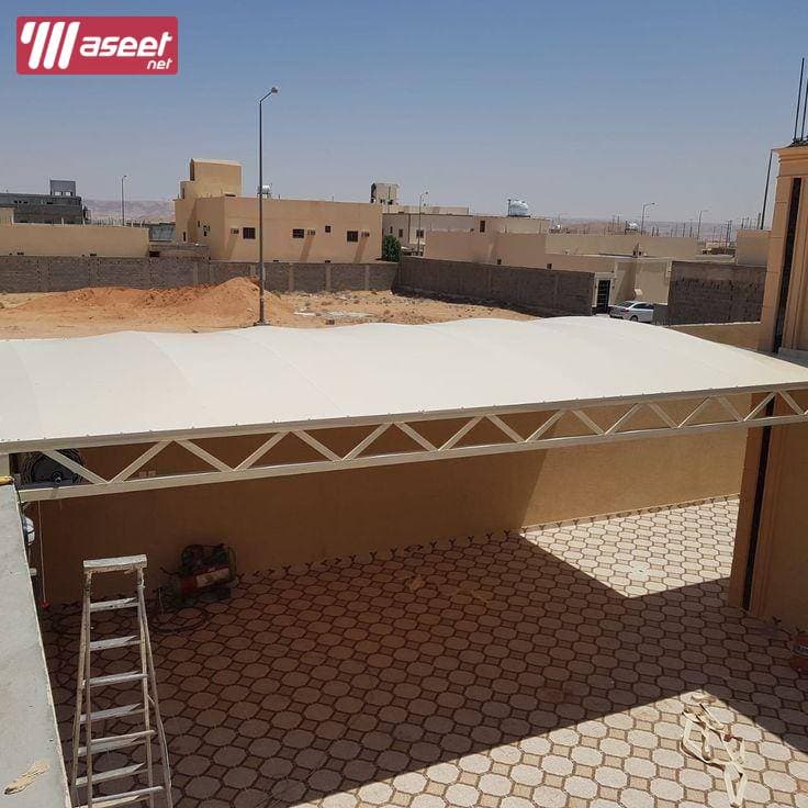 مظلات سيارات سواتر جلسات خارجية  7