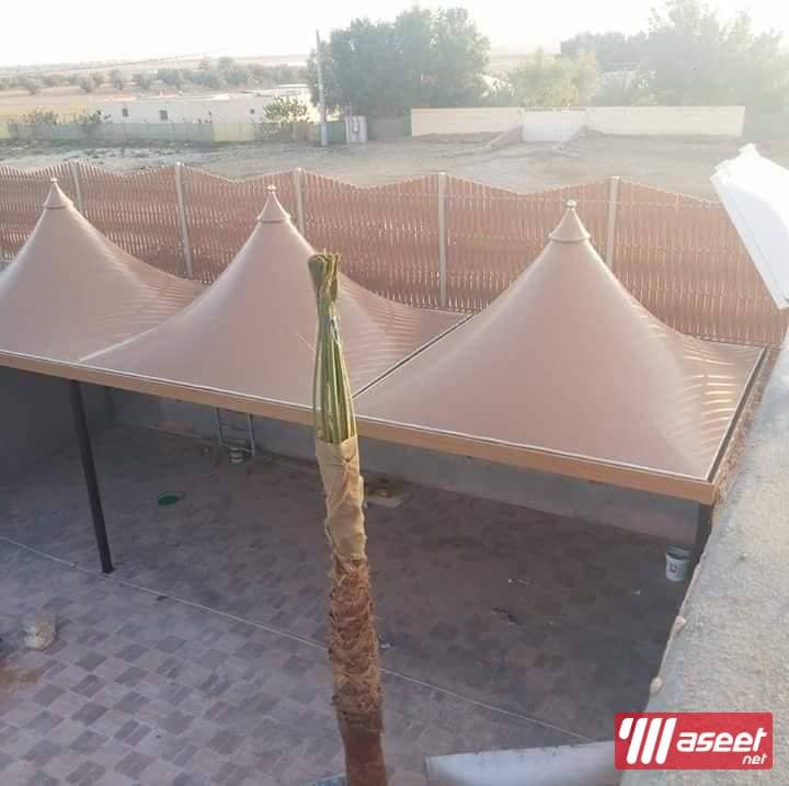 مظلات سيارات سواتر جلسات خارجية  8