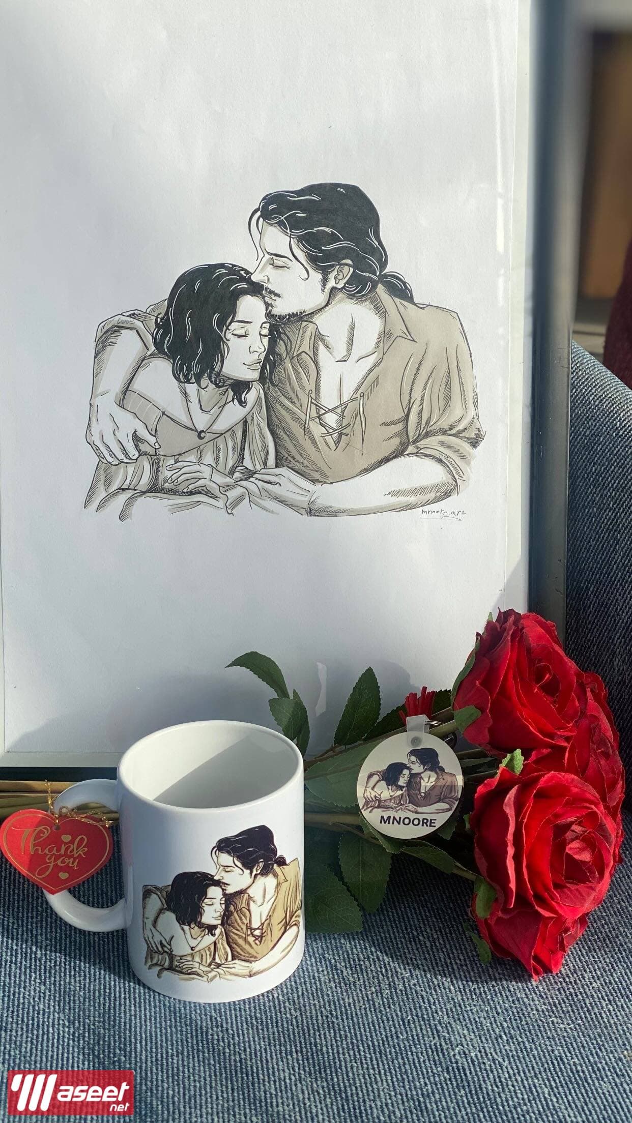 Paintings and mugs for sale 1