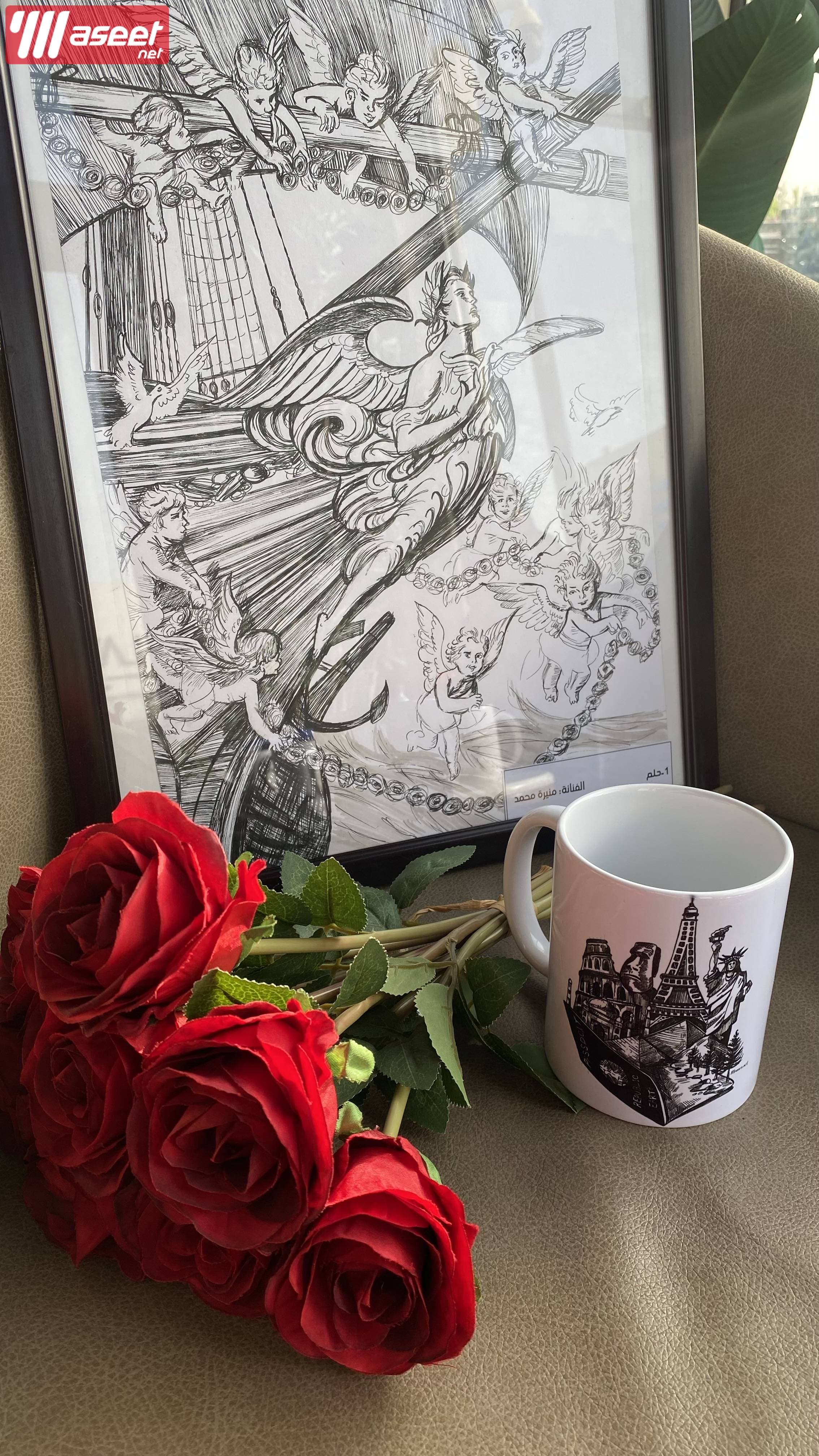 Paintings and mugs for sale 3