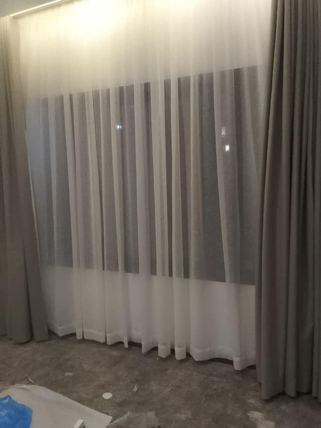 WiFi curtains and sofa upholstery