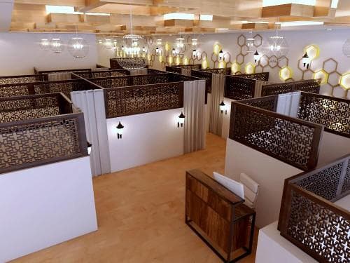 تصميم تنفيذ ديكورات الكافيهات والمطاعم