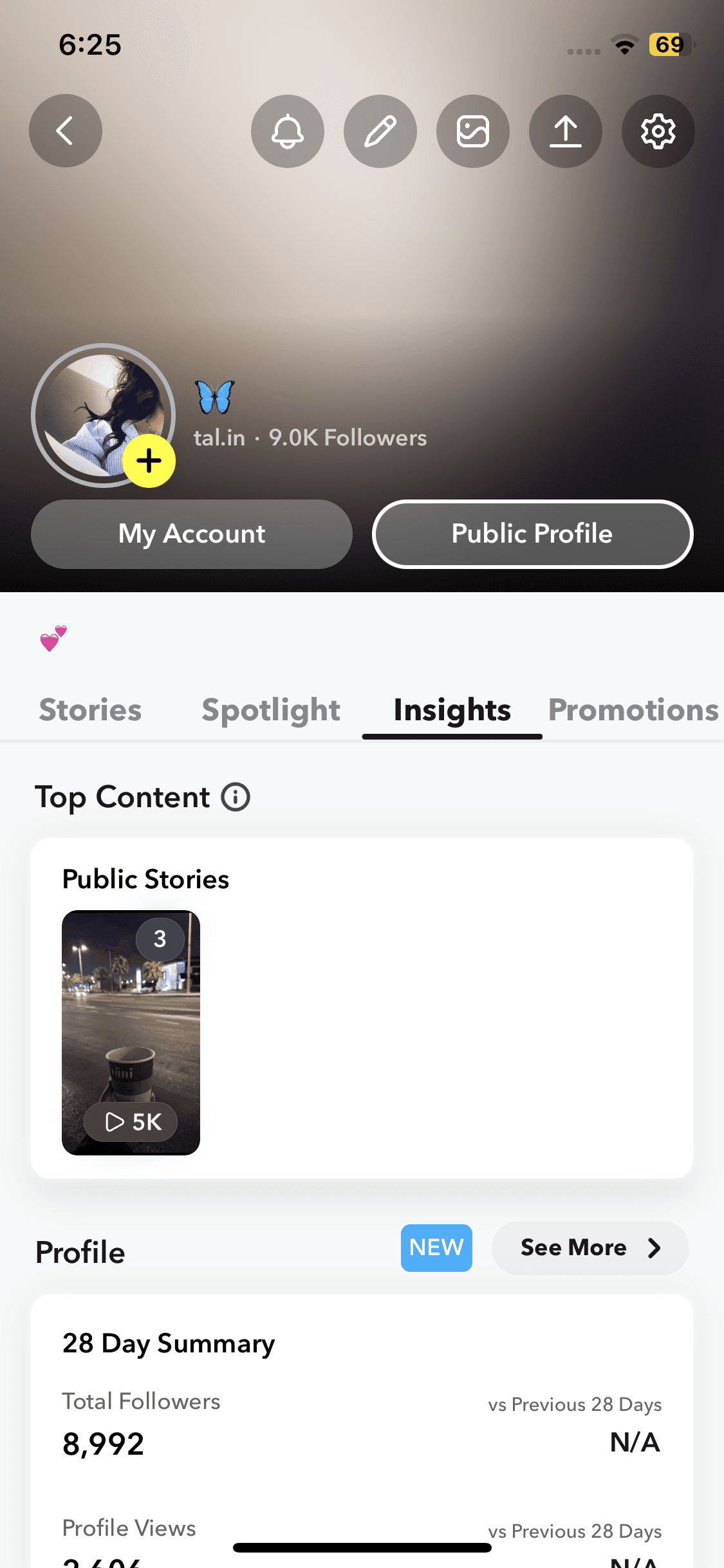سناب شات 9 الاف متابع للبيع 0