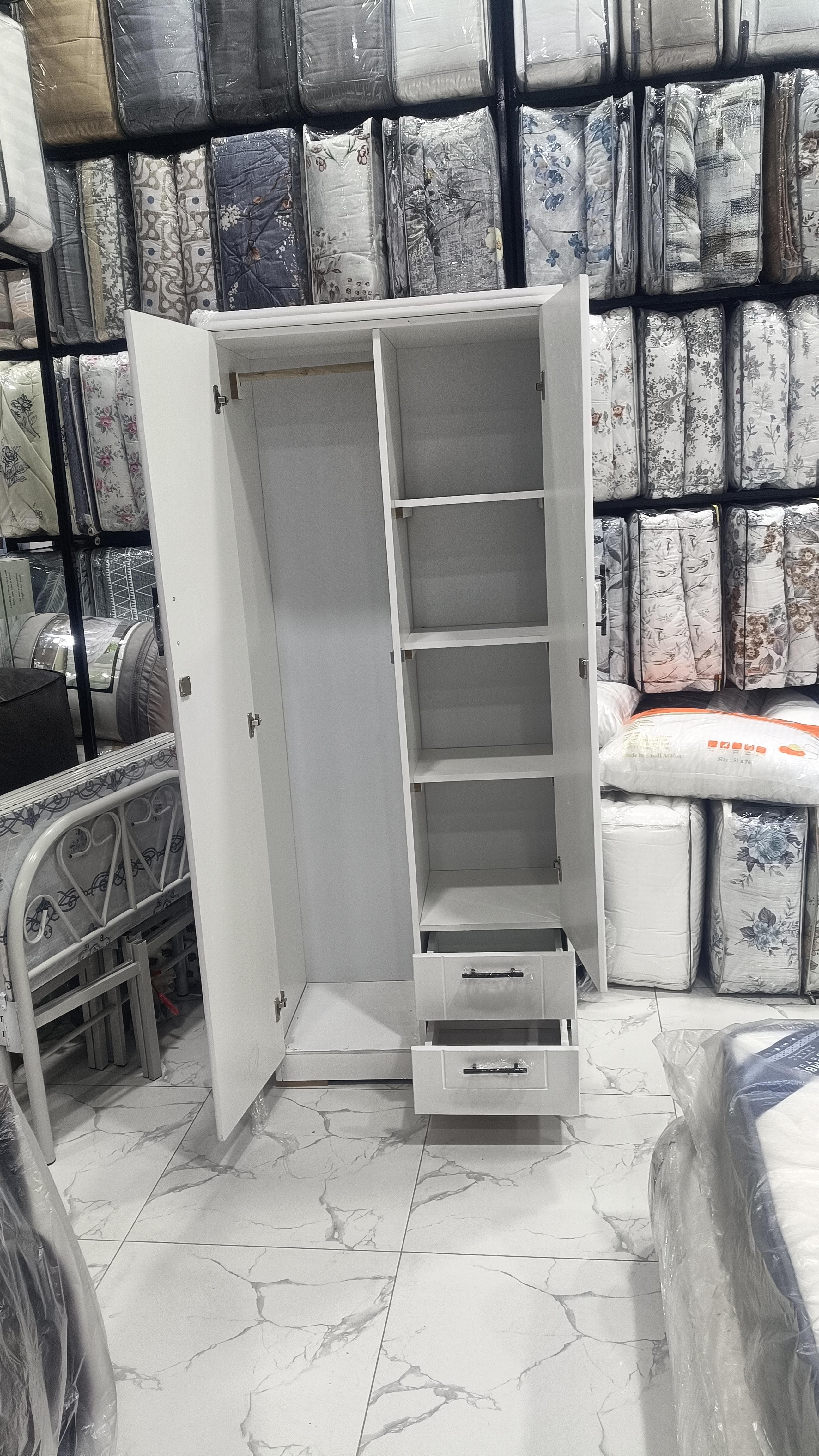 Wardrobes, beds and medical mattresses of all sizes are available 0