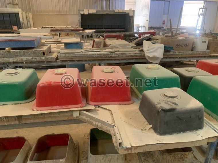 معدات مصنع رخام صناعي في الرياض 3
