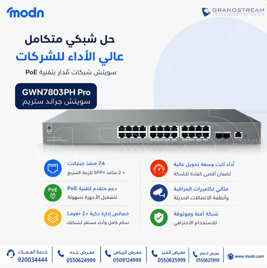 Grandstream GWN7803PH Pro Switch Grandstream GWN7803PH Pro Switch